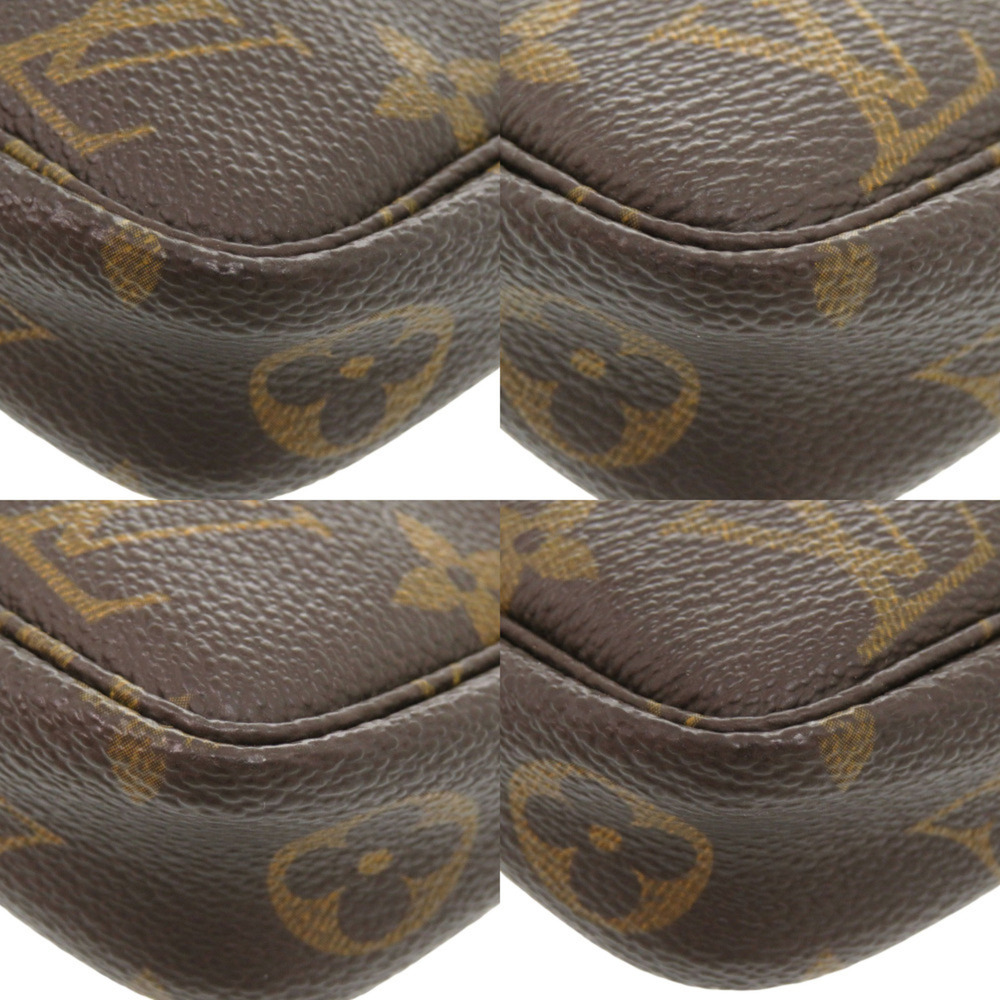 LOUIS VUITTON Authentic Brown Monogram Pochette Pouch - Picture 3 of 8